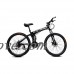 Omeng Gift Mountain Bike/High Carbon Steel Frame Folding Damping Mountain Bike Adult Bicycle(26''  21 speed) - B07G366TFR